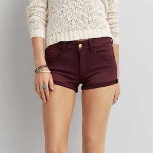 Maroon American Eagle Shorts